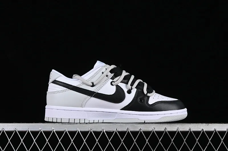 All Categories Nk SB Dunk Series Nk SB Dunk Low Low-top sneakers Nk Dunk Low Leather letters High street deconstruction Black and gray SB strap low-top casual sneakers DV0831-101